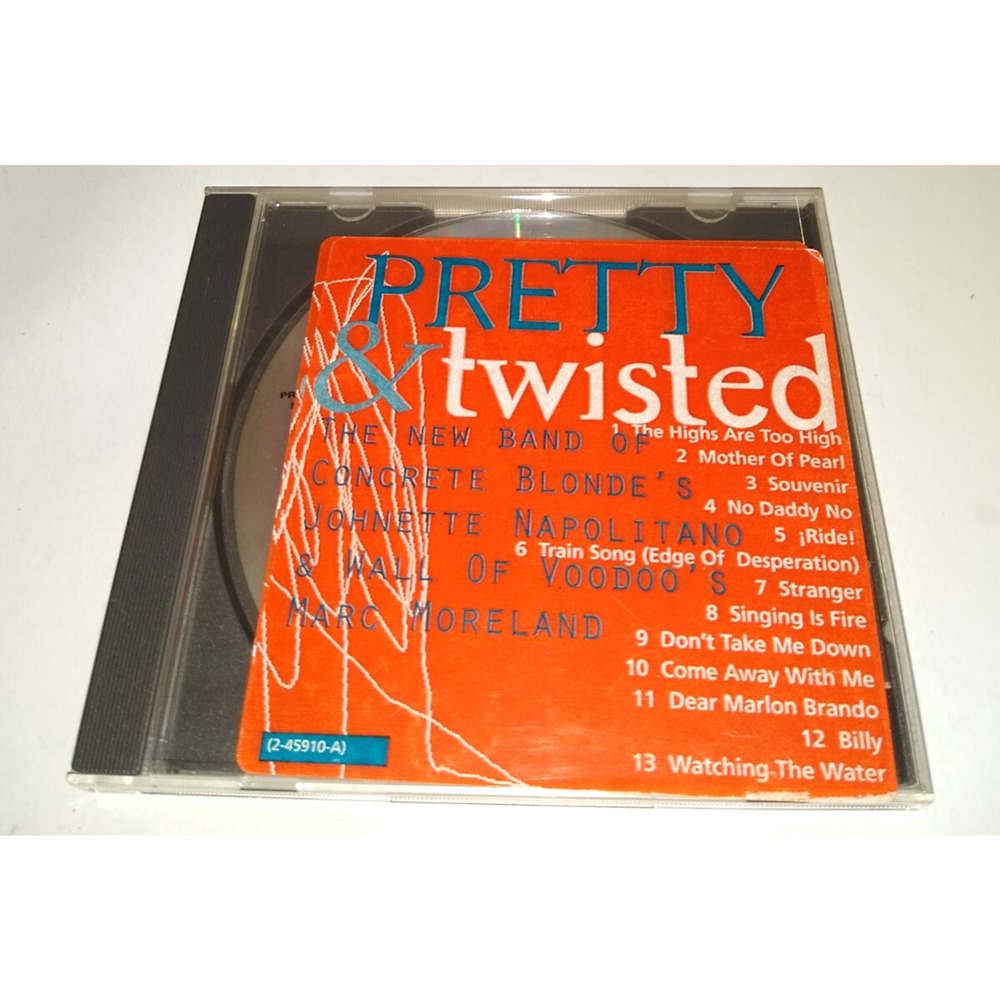 PRETTY & TWISTED 1995 Promo CD Concrete Blonde Johnette Napolitano